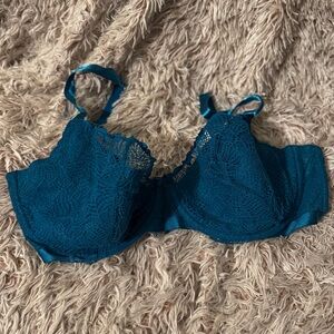 Lane Bryant Blue Mesh Bra, 40F